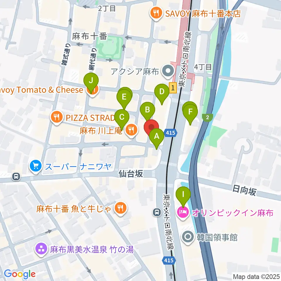 GAMP SOUND STUDIO周辺の駐車場・コインパーキング一覧地図