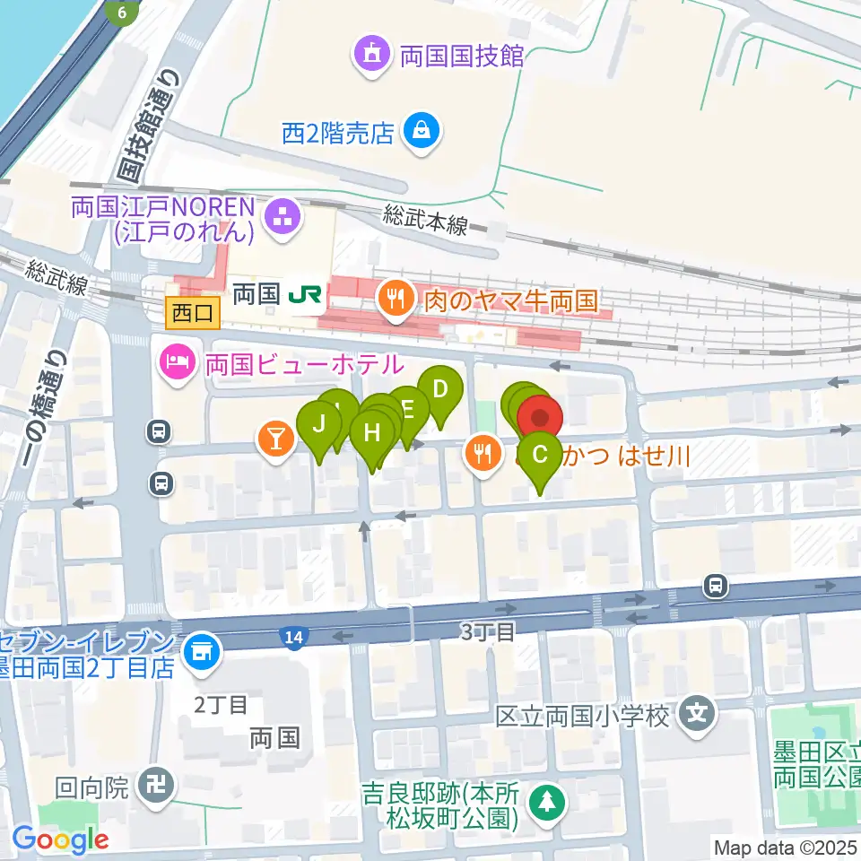 大沢フラメンコアカデミー周辺の駐車場・コインパーキング一覧地図