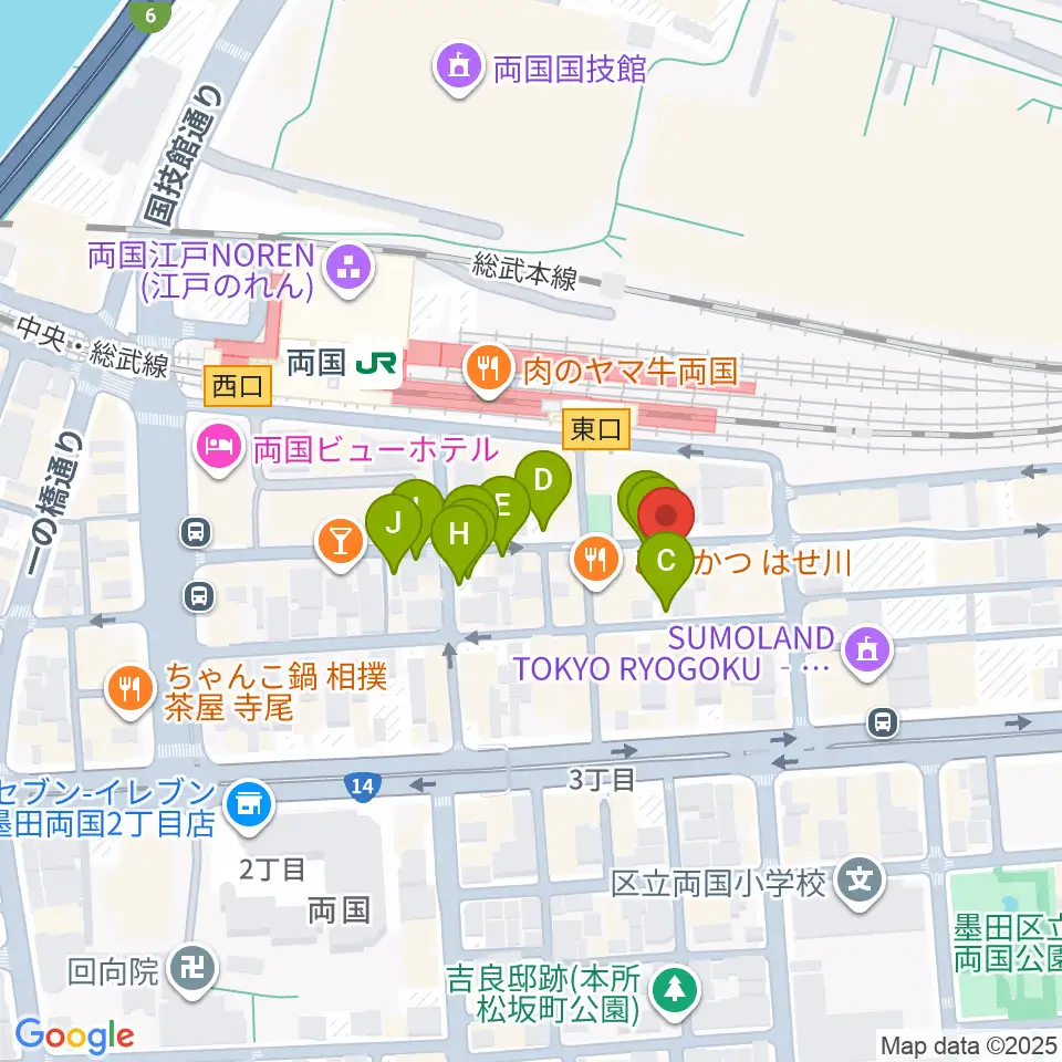 大沢フラメンコアカデミー周辺の駐車場・コインパーキング一覧地図