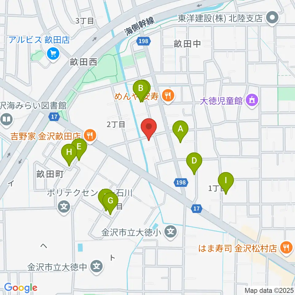 サウンドワーク九里周辺の駐車場・コインパーキング一覧地図