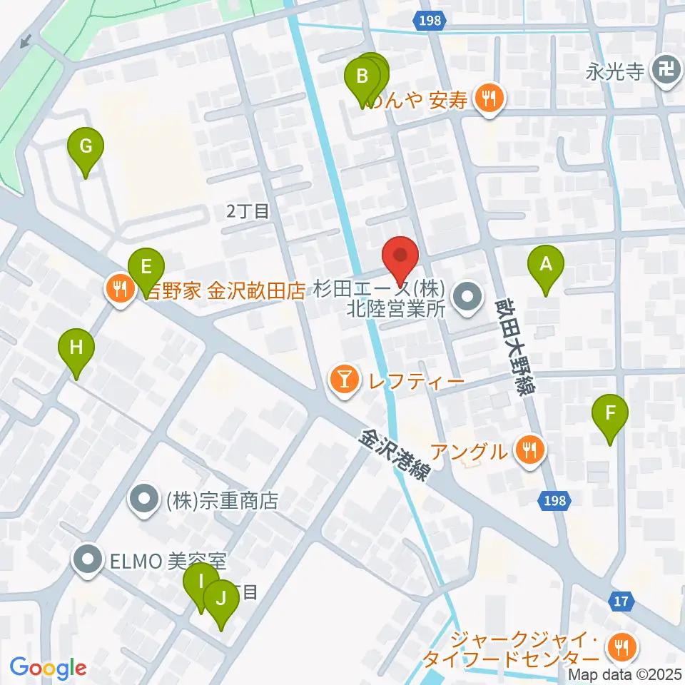 サウンドワーク九里周辺の駐車場・コインパーキング一覧地図