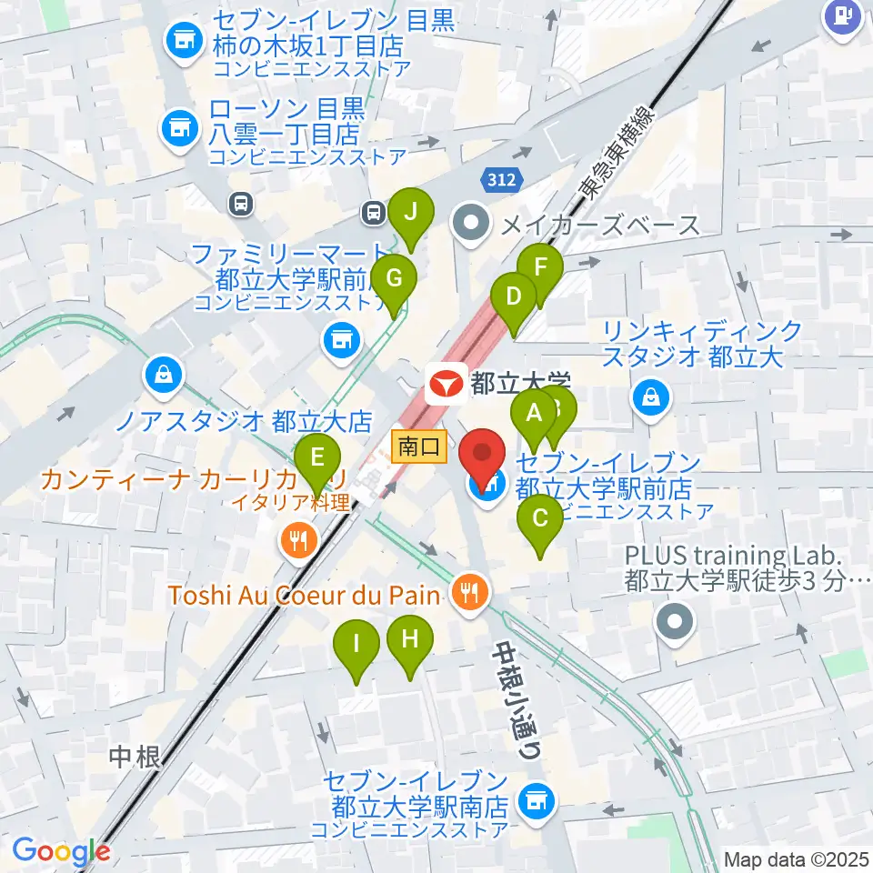 協葉ピアノ音楽教室周辺の駐車場・コインパーキング一覧地図