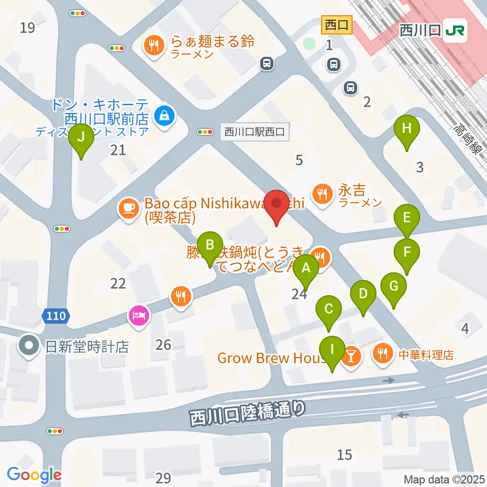 エムズパーカッションラボ周辺の駐車場・コインパーキング一覧地図