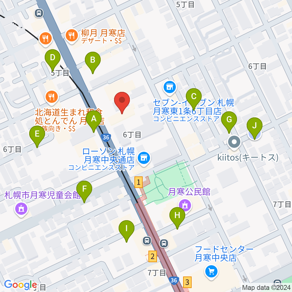 ライズ音楽院周辺の駐車場・コインパーキング一覧地図