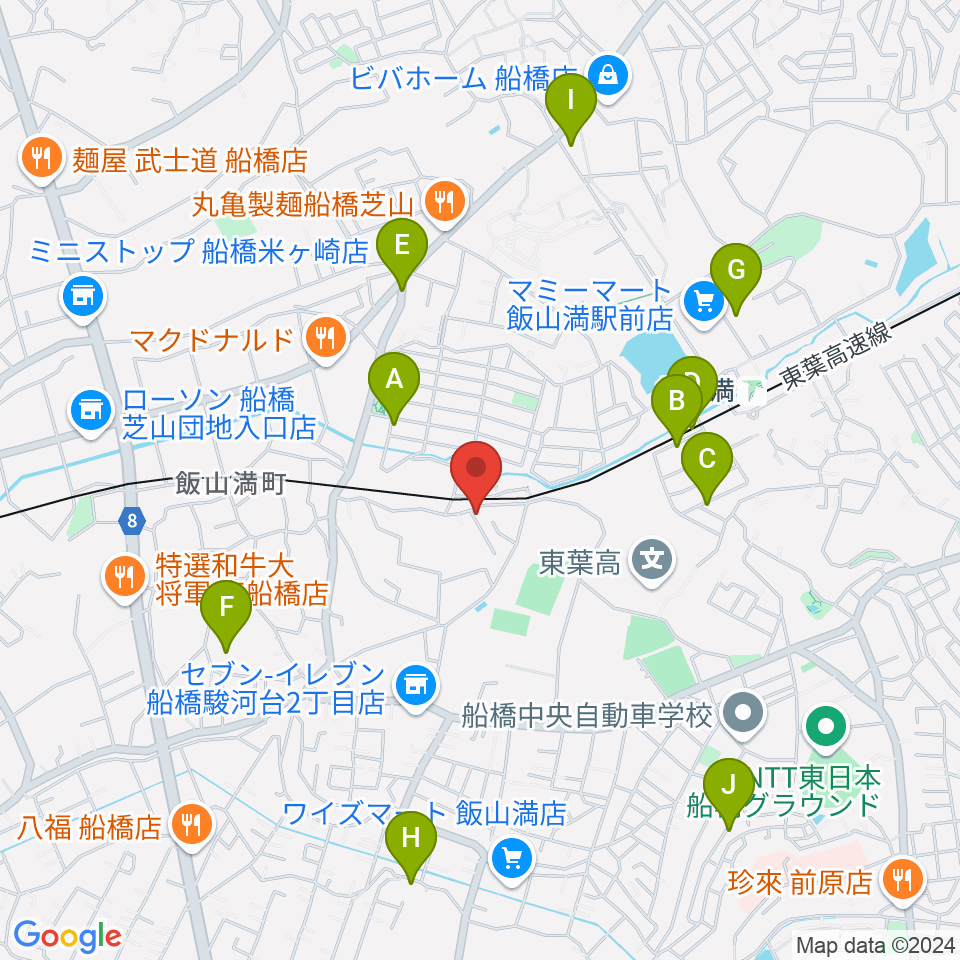 音楽空間SOLA周辺の駐車場・コインパーキング一覧地図