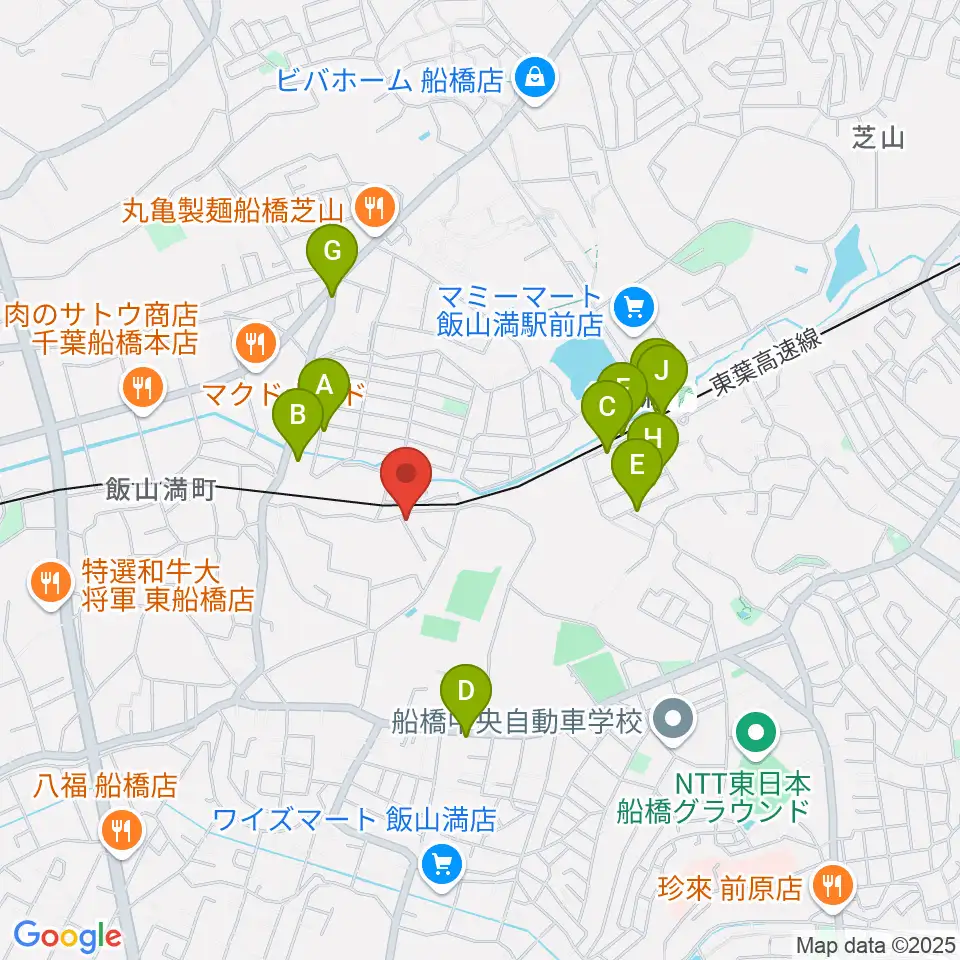 音楽空間SOLA周辺の駐車場・コインパーキング一覧地図