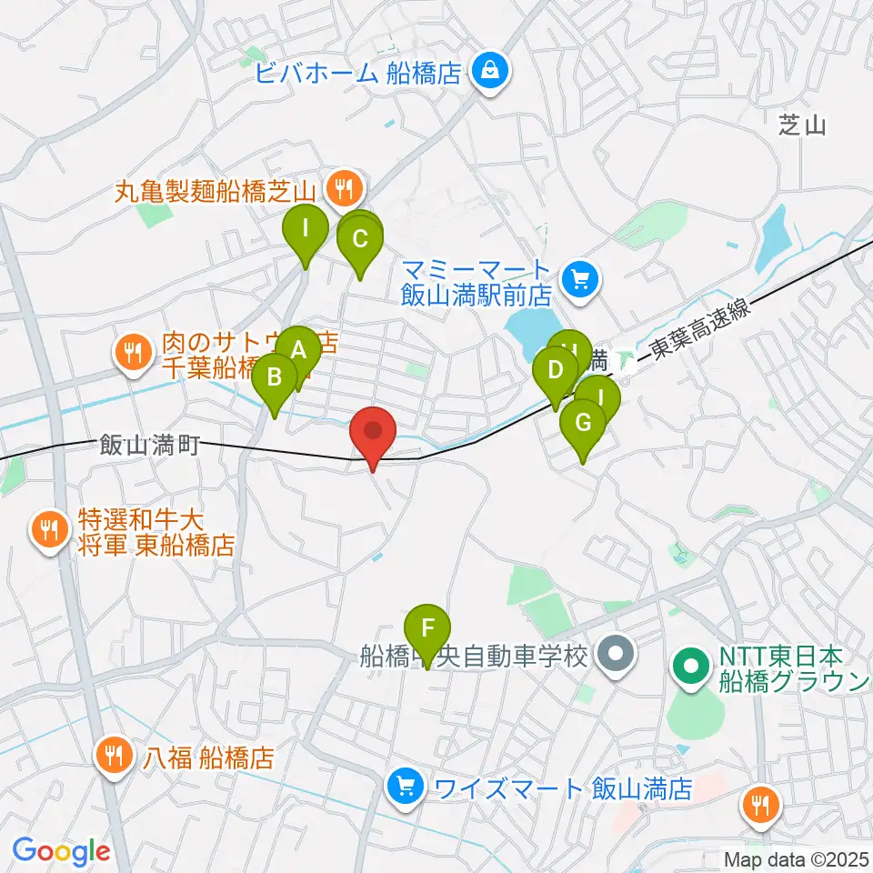 音楽空間SOLA周辺の駐車場・コインパーキング一覧地図