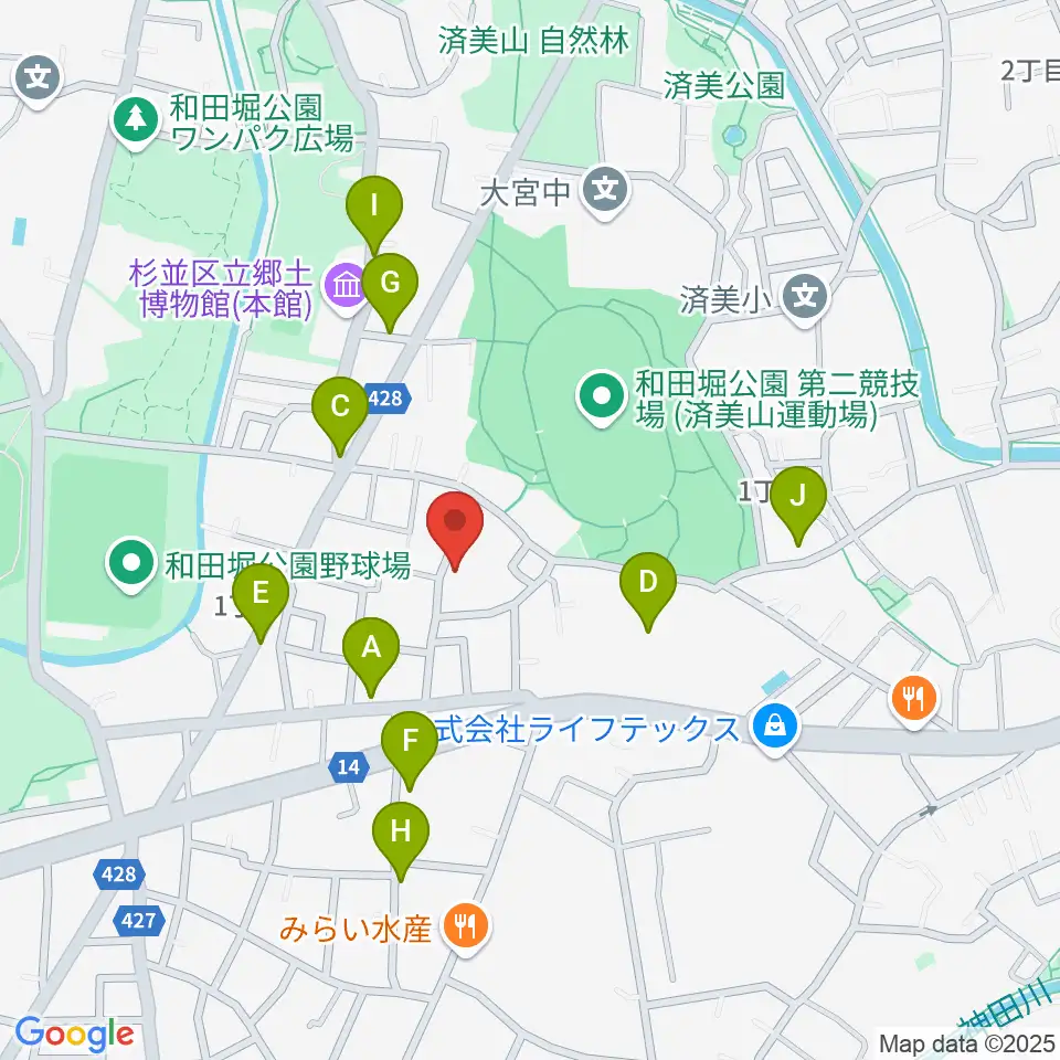 Salon O周辺の駐車場・コインパーキング一覧地図
