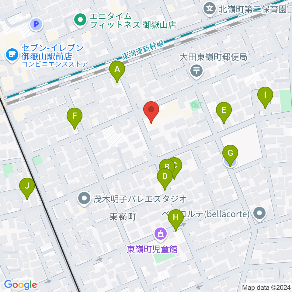 エミイ音楽教室周辺の駐車場・コインパーキング一覧地図