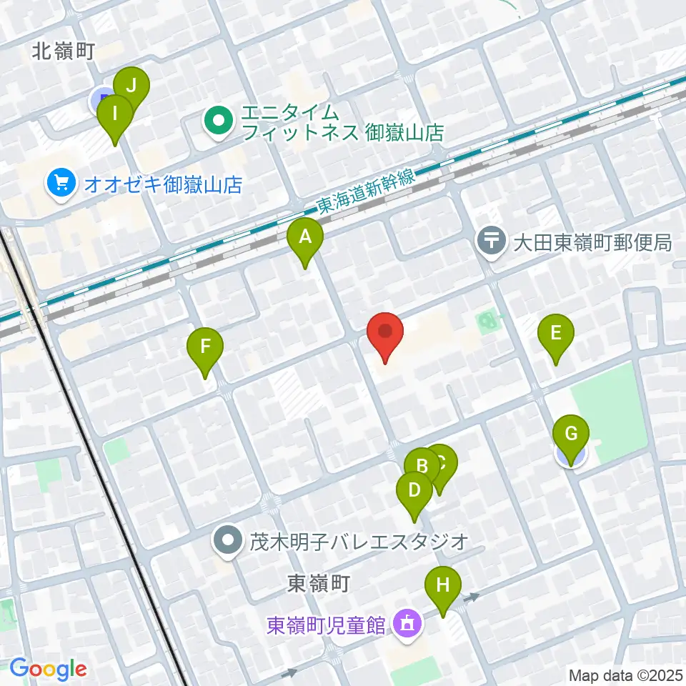 エミイ音楽教室周辺の駐車場・コインパーキング一覧地図