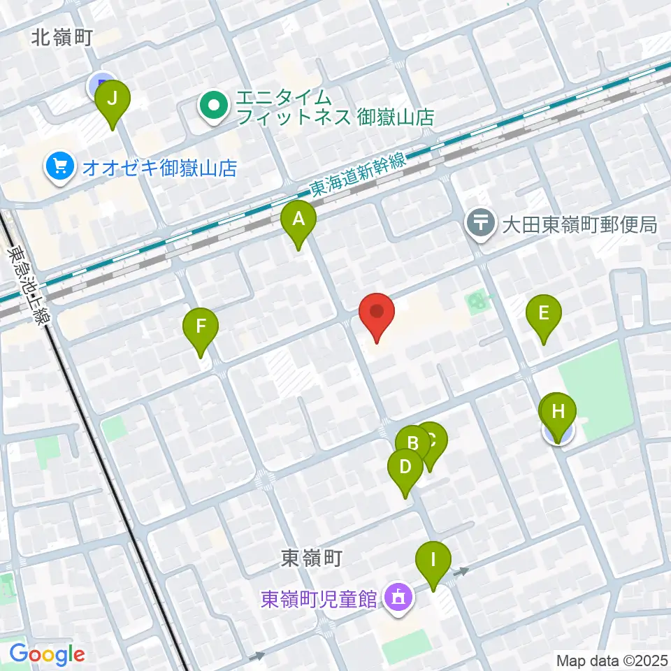 エミイ音楽教室周辺の駐車場・コインパーキング一覧地図