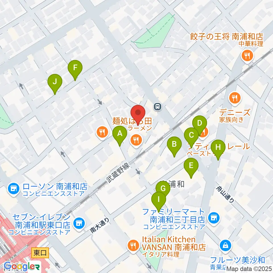 八木音楽教室周辺の駐車場・コインパーキング一覧地図