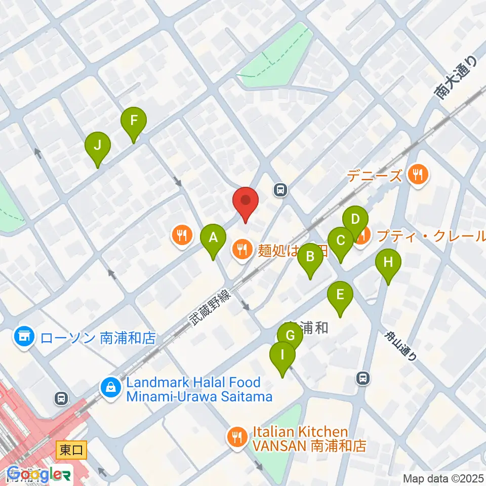 八木音楽教室周辺の駐車場・コインパーキング一覧地図