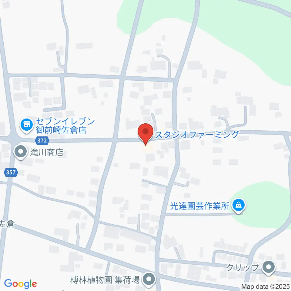 スタジオファーミング周辺の駐車場・コインパーキング一覧地図