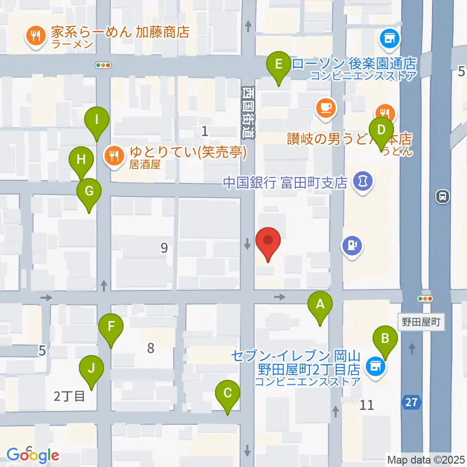 ROCK FIELD周辺の駐車場・コインパーキング一覧地図