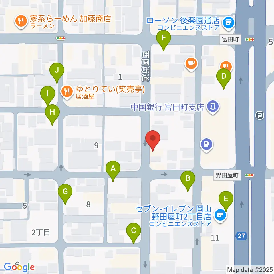 ROCK FIELD周辺の駐車場・コインパーキング一覧地図