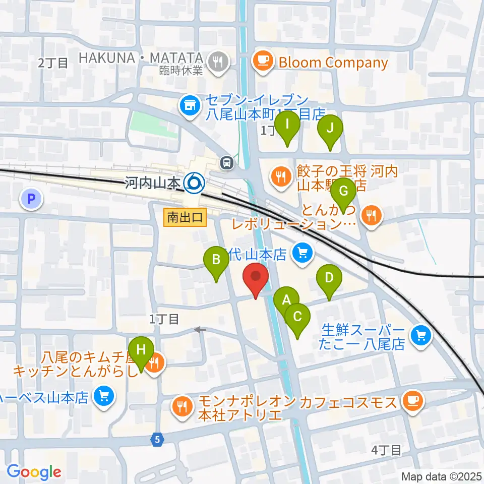F2おんがく教室周辺の駐車場・コインパーキング一覧地図