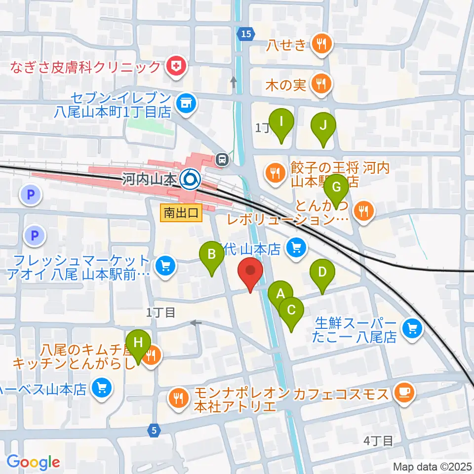 F2おんがく教室周辺の駐車場・コインパーキング一覧地図