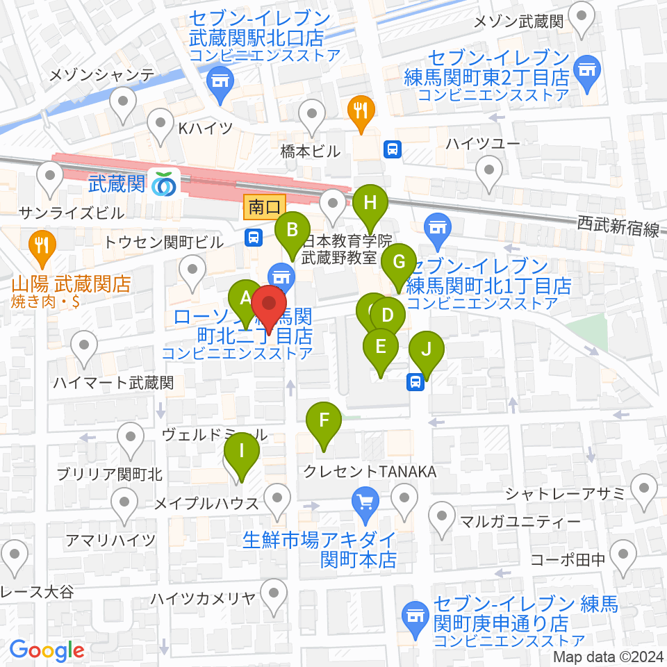 スタヂオワイズ周辺の駐車場・コインパーキング一覧地図