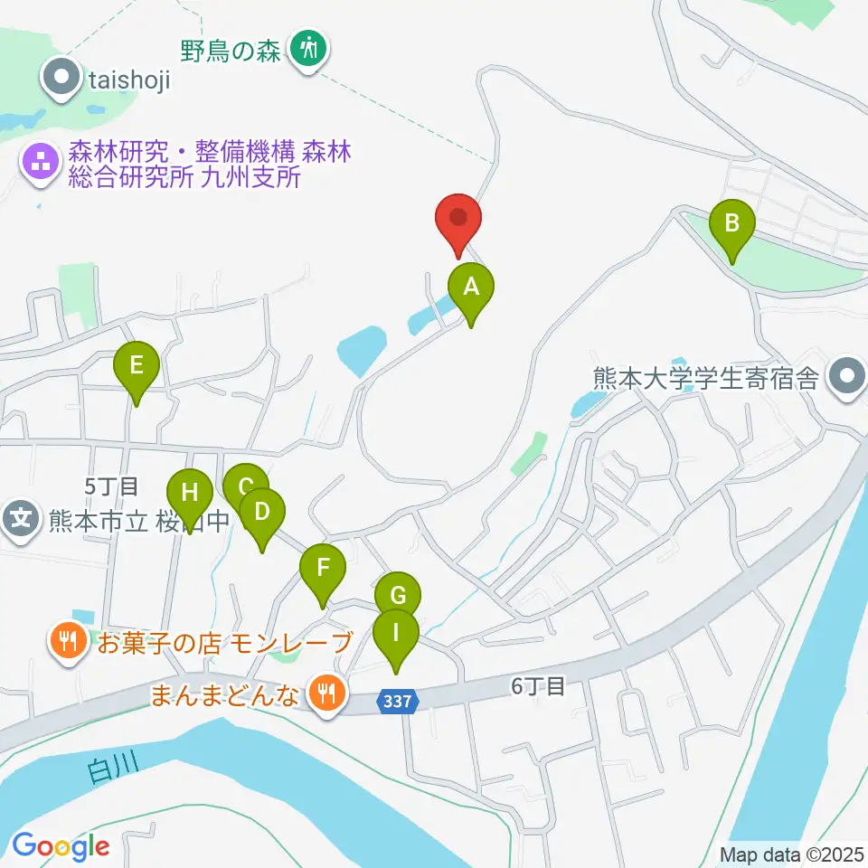Sonare 森のピアノ教室周辺の駐車場・コインパーキング一覧地図