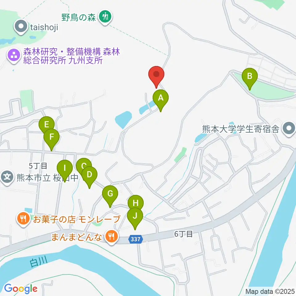 Sonare 森のピアノ教室周辺の駐車場・コインパーキング一覧地図