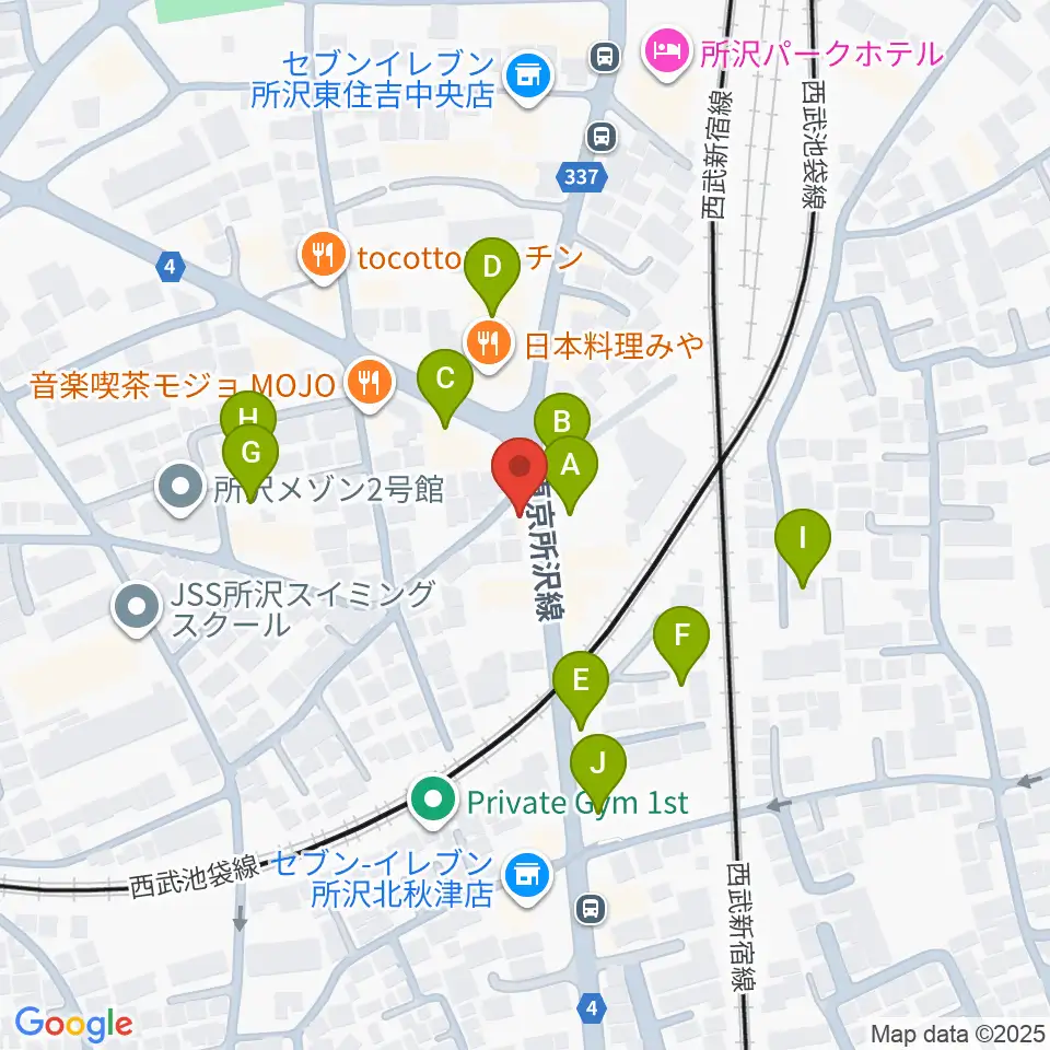 MTミュージックスクール周辺の駐車場・コインパーキング一覧地図