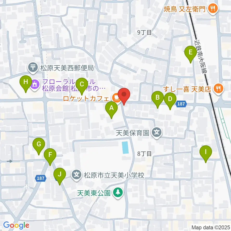 ハウスムジーク音楽教室周辺の駐車場・コインパーキング一覧地図