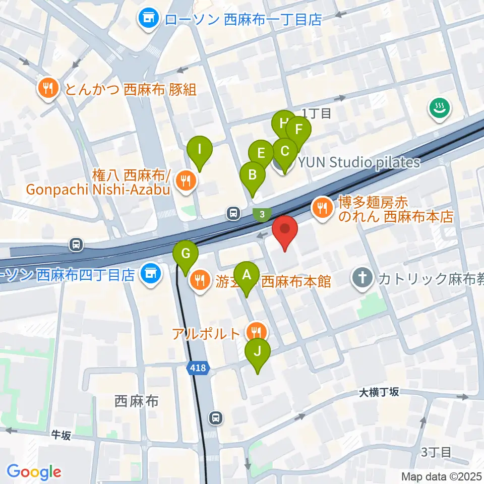 千藤三味線学院周辺の駐車場・コインパーキング一覧地図