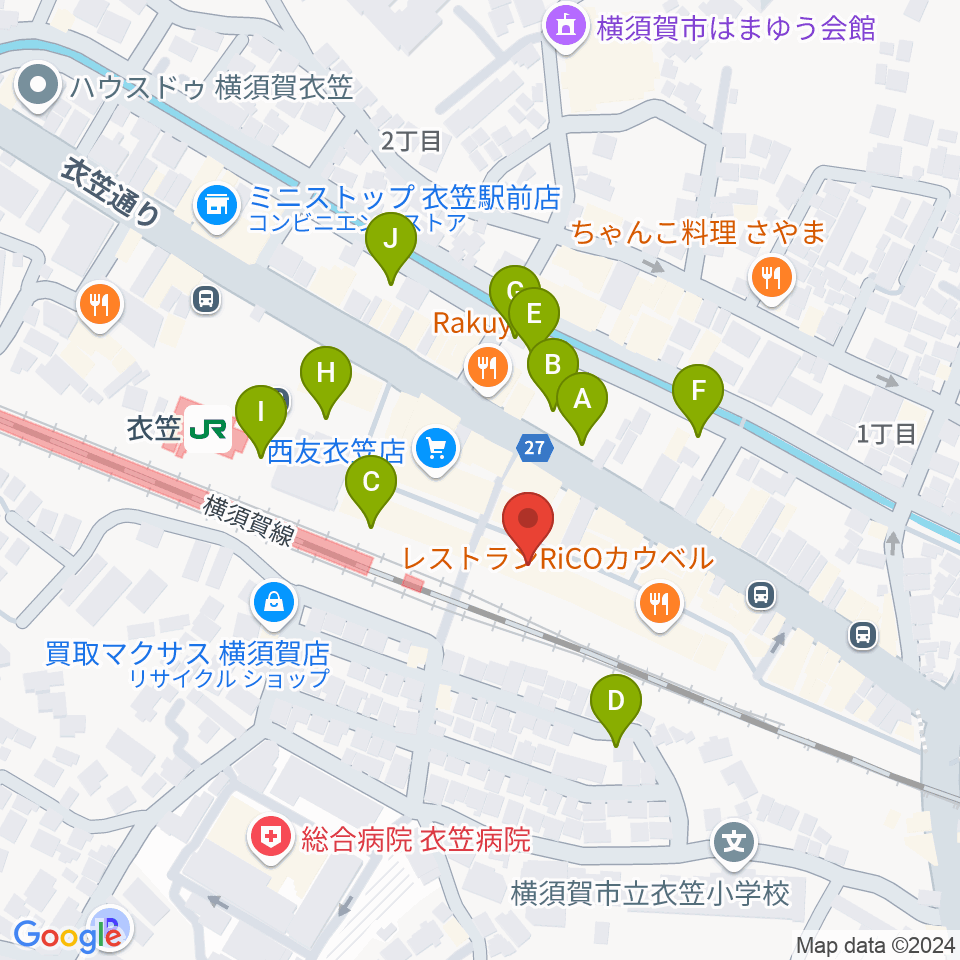 石田音楽院周辺の駐車場・コインパーキング一覧地図