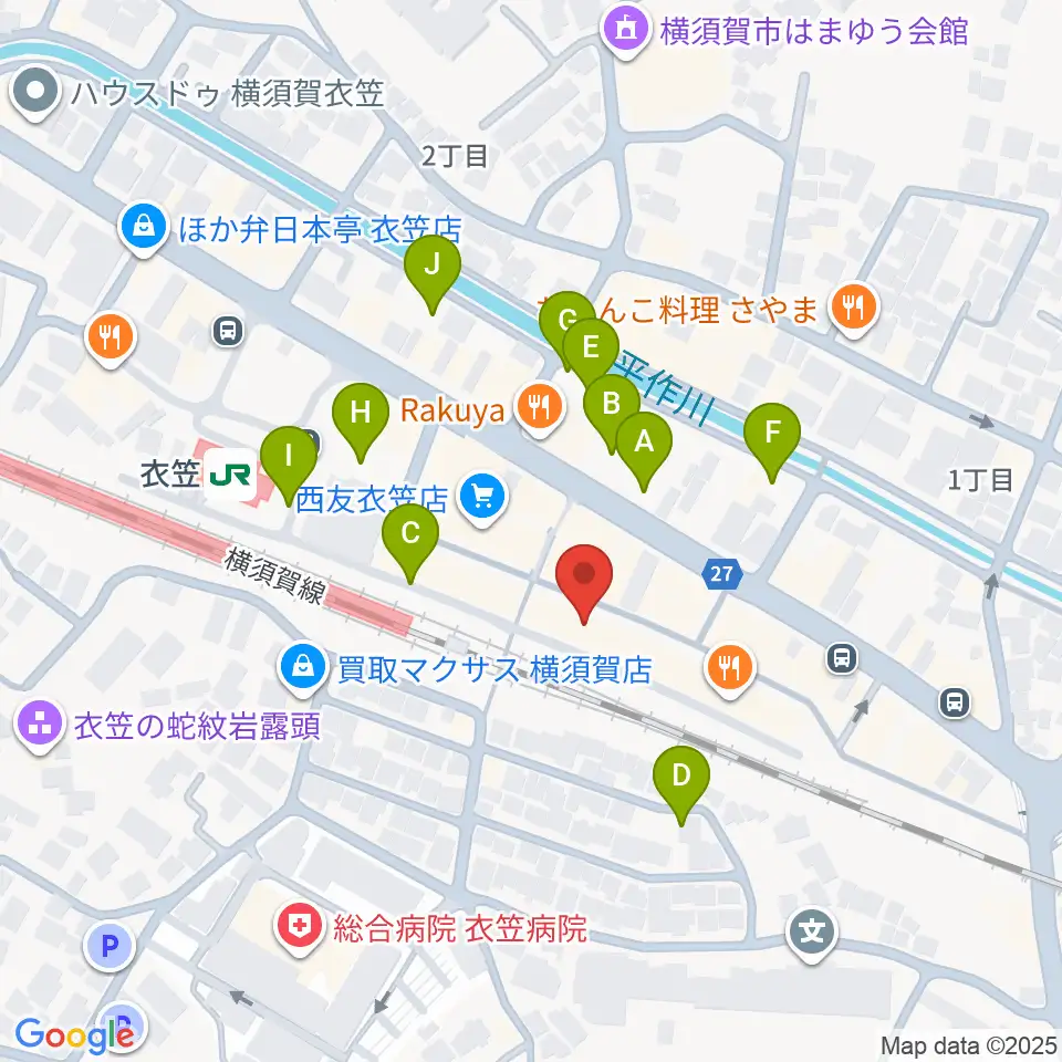 石田音楽院周辺の駐車場・コインパーキング一覧地図