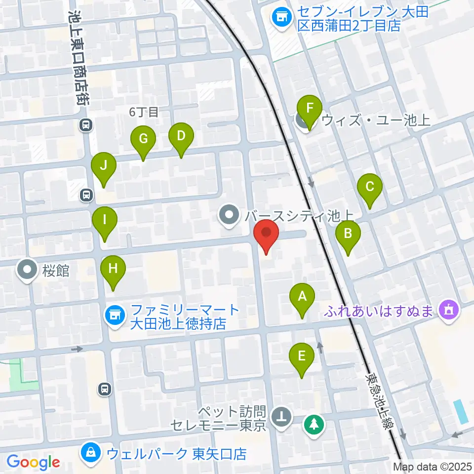 楽器レンタルNAF周辺の駐車場・コインパーキング一覧地図