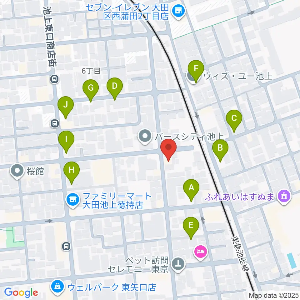 楽器レンタルNAF周辺の駐車場・コインパーキング一覧地図