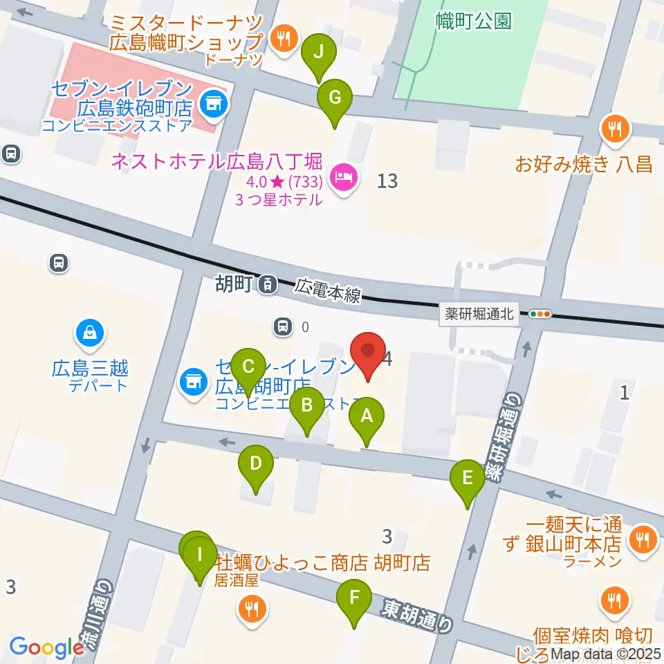 NORI SOUND周辺の駐車場・コインパーキング一覧地図