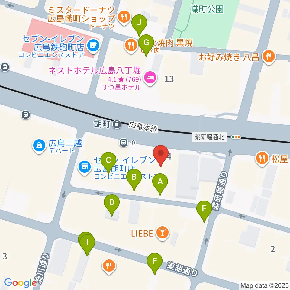 NORI SOUND周辺の駐車場・コインパーキング一覧地図