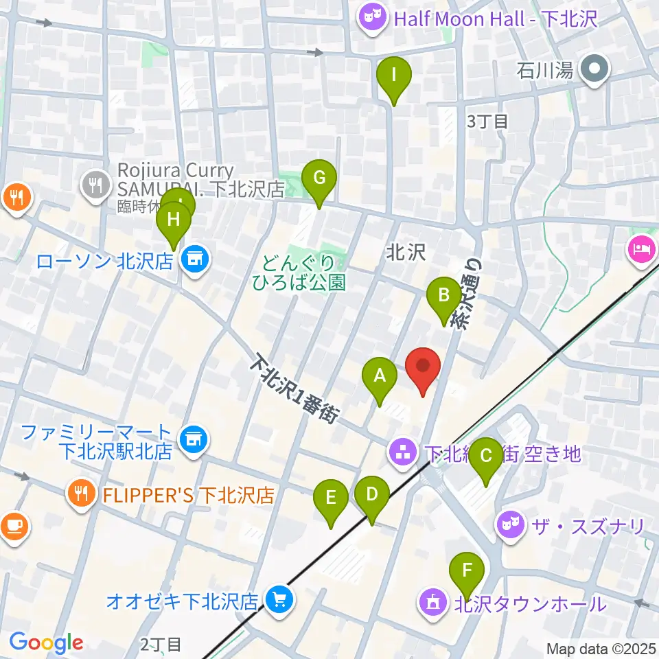 サウンドスタジオノア 下北沢店周辺の駐車場・コインパーキング一覧地図