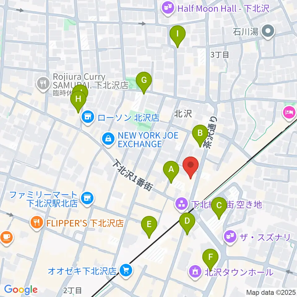 サウンドスタジオノア 下北沢店周辺の駐車場・コインパーキング一覧地図