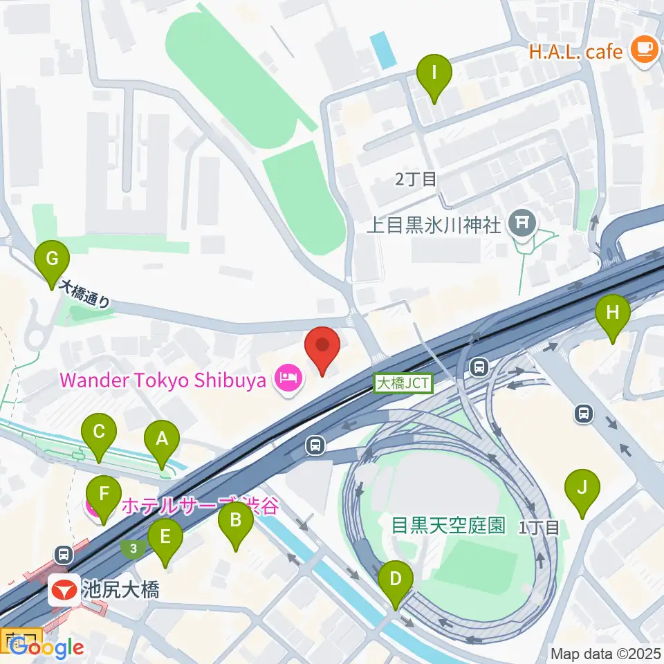 サウンドスタジオノア 池尻大橋店周辺の駐車場・コインパーキング一覧地図