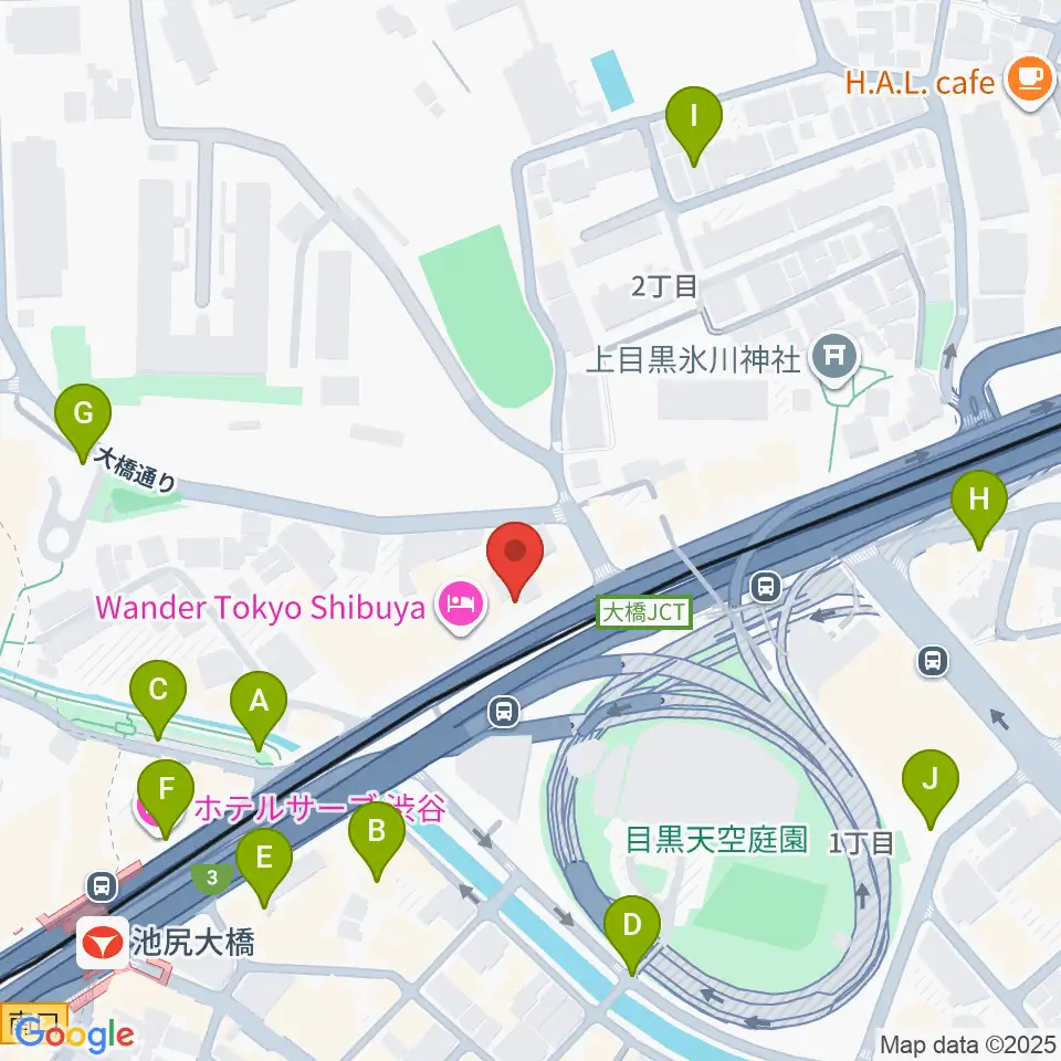 サウンドスタジオノア 池尻大橋店周辺の駐車場・コインパーキング一覧地図
