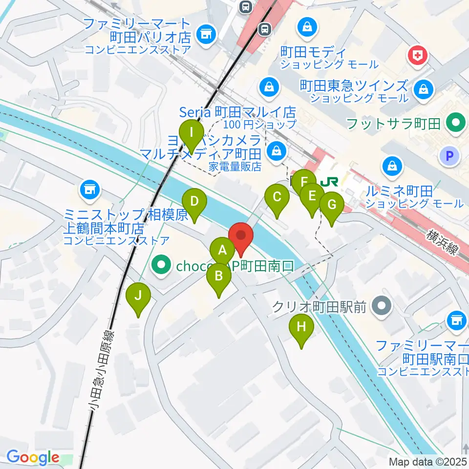 ゲートウェイスタジオ町田店周辺の駐車場・コインパーキング一覧地図