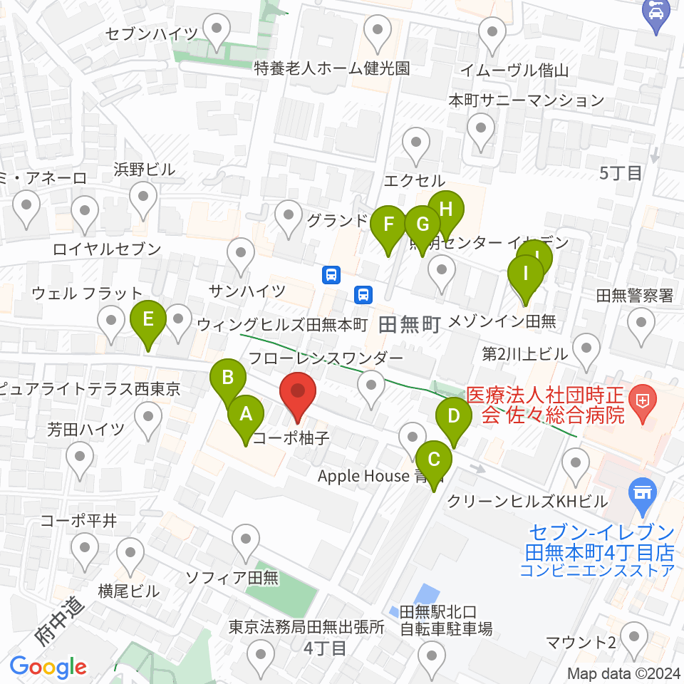 スタジオトライブ周辺の駐車場・コインパーキング一覧地図