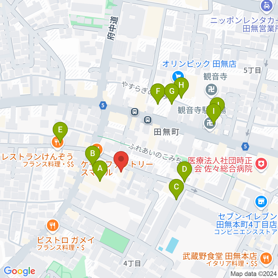 スタジオトライブ周辺の駐車場・コインパーキング一覧地図