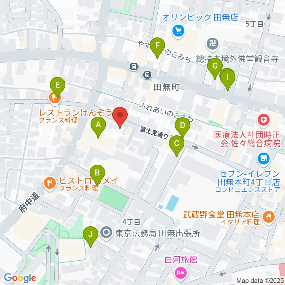 スタジオトライブ周辺の駐車場・コインパーキング一覧地図