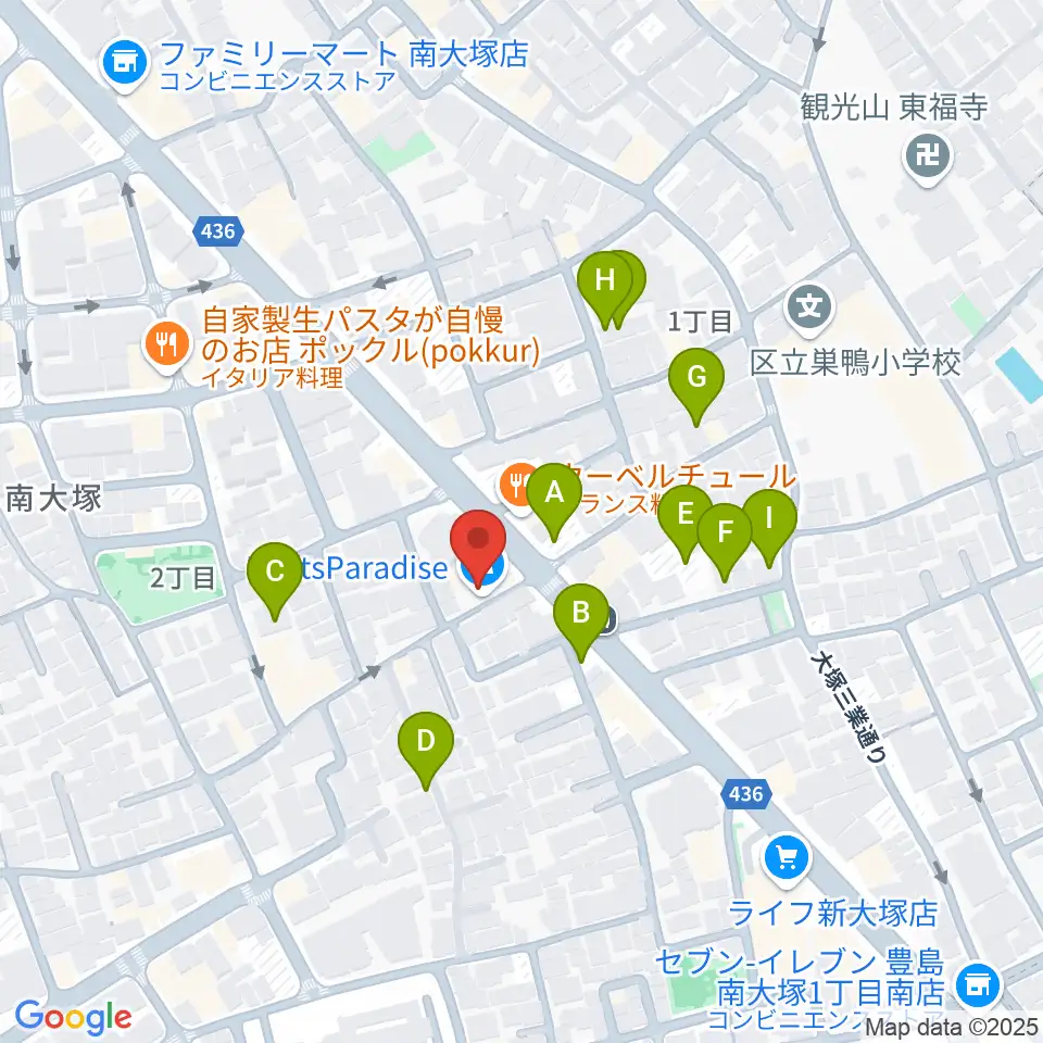 BeatsParadise周辺の駐車場・コインパーキング一覧地図