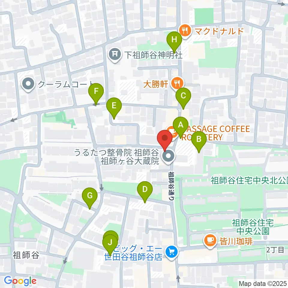 スタジオセイント周辺の駐車場・コインパーキング一覧地図