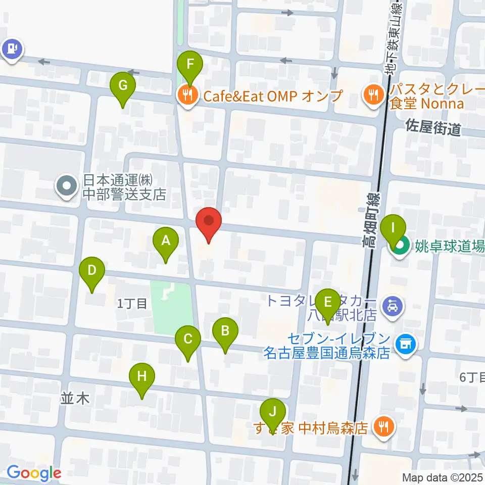 スタジオ・ルカロ周辺の駐車場・コインパーキング一覧地図