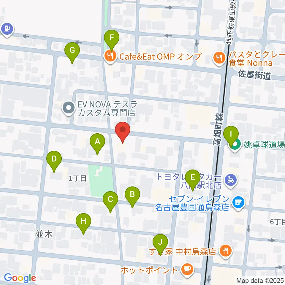 スタジオ・ルカロ周辺の駐車場・コインパーキング一覧地図