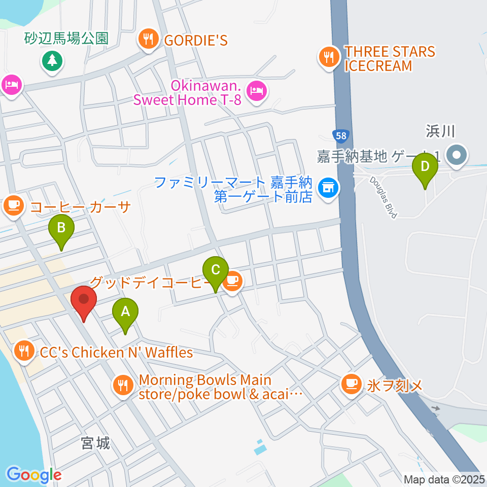 SPREAD SOUND スプレッドサウンド周辺の駐車場・コインパーキング一覧地図