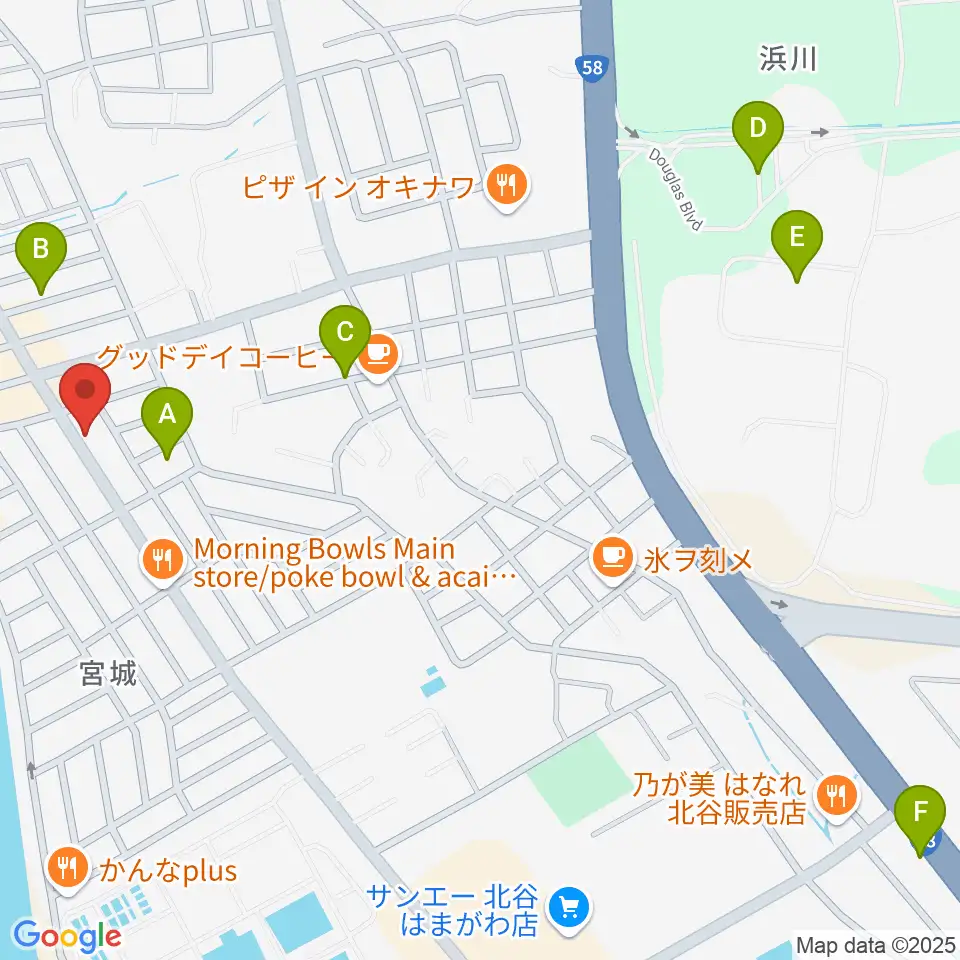 SPREAD SOUND スプレッドサウンド周辺の駐車場・コインパーキング一覧地図