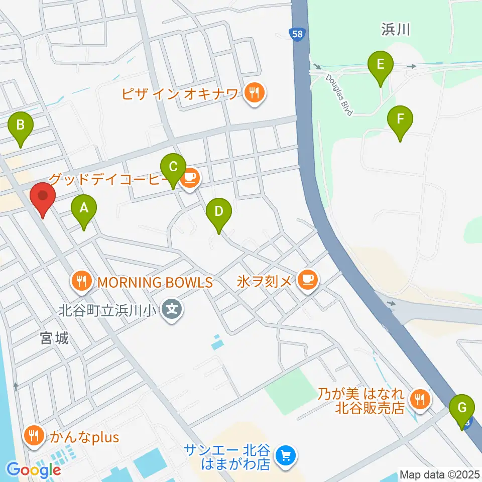 SPREAD SOUND スプレッドサウンド周辺の駐車場・コインパーキング一覧地図