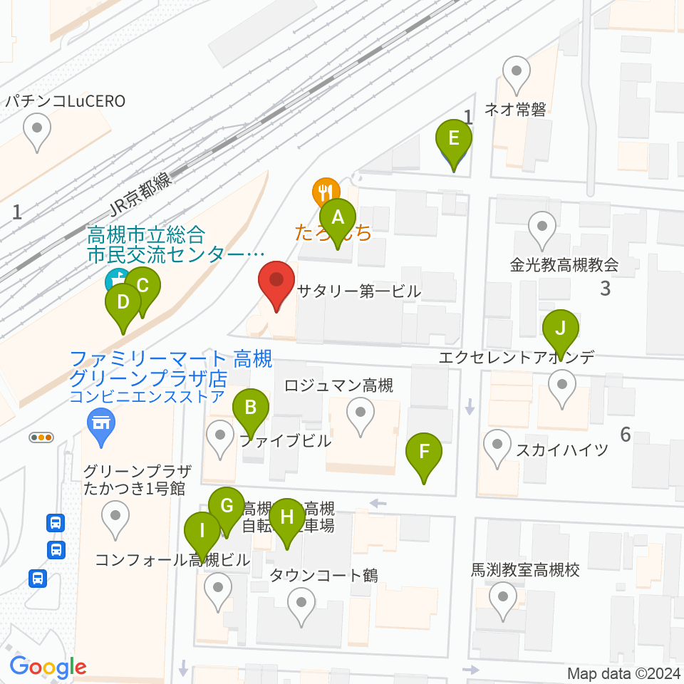 bar T-true周辺の駐車場・コインパーキング一覧地図